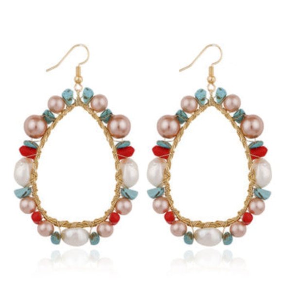 NWT! Freshwater Pearl Drop Earring - Picture 2 of 3